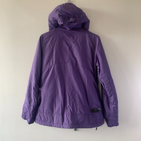 Burton Dryride Ski Snowboard Jacket Coat w/hood Women's Sz M Purple Cool Flavors - Picture 15 of 15